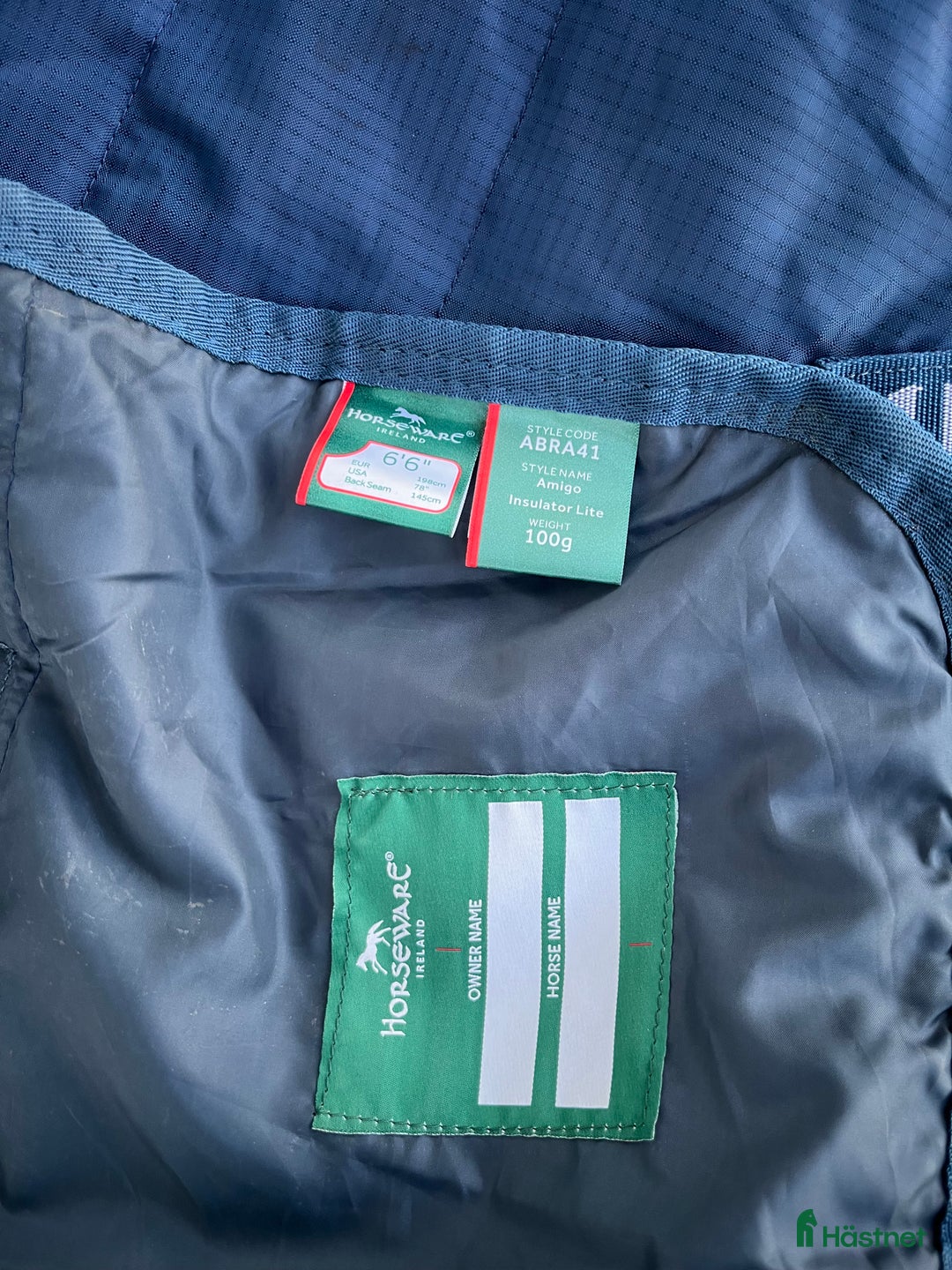 Täcken hästutrustning till salu: Horseware Amigo Insulator Lite 100 gram i Billdal - Annons 3