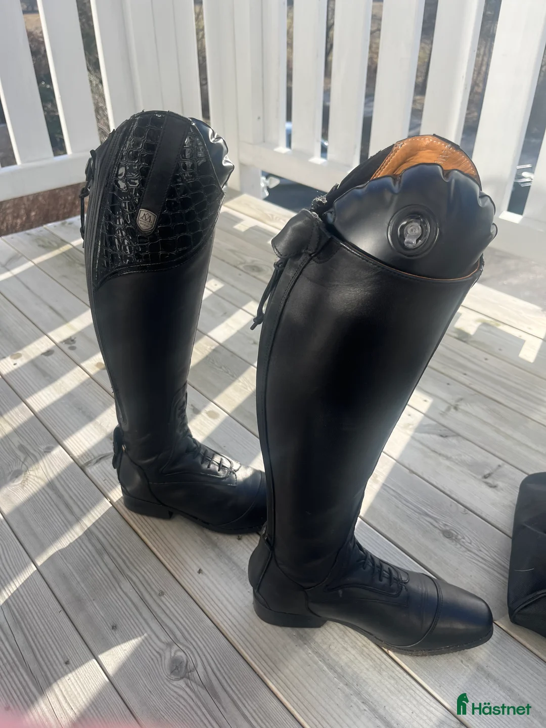 Ridstövlar ryttarutrustning till salu: Mountain horse stövlar aldrig använda  - Annons 2