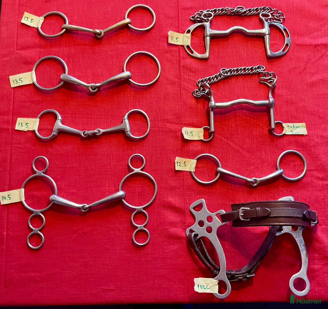 Bett hästutrustning till salu: Bett olika typer i Hallstahammar - Annons 1