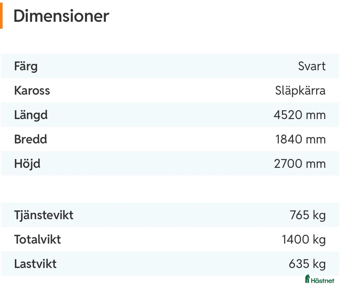 Hästtransporter  fordon & transport till salu: 1,5 hästars Cheval Touring i toppskick i Saltsjö-Boo - Annons 2