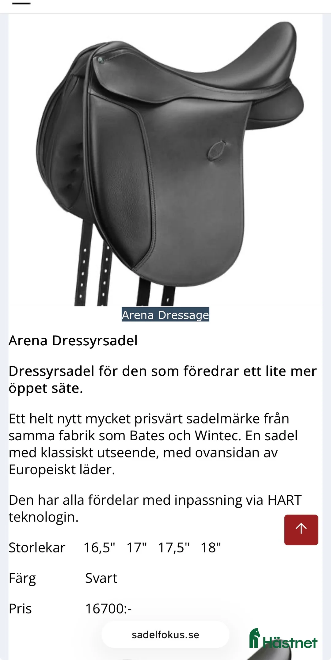 Sadlar hästutrustning till salu: Säljer min dressyr sadel😊 i Hudiksvall - Annons 4