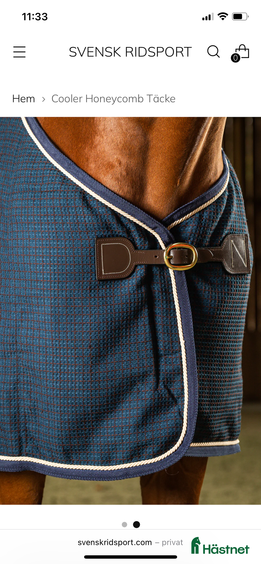 Täcken hästutrustning till salu: Dyon cooler tävlingstäcke i Västerås - Annons 2