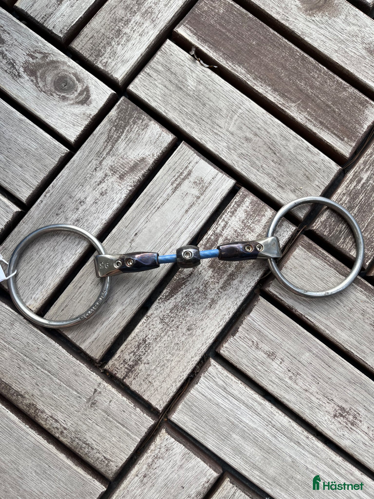 Bett hästutrustning Bombers tredelat cable bett 9,5 - Annons 1