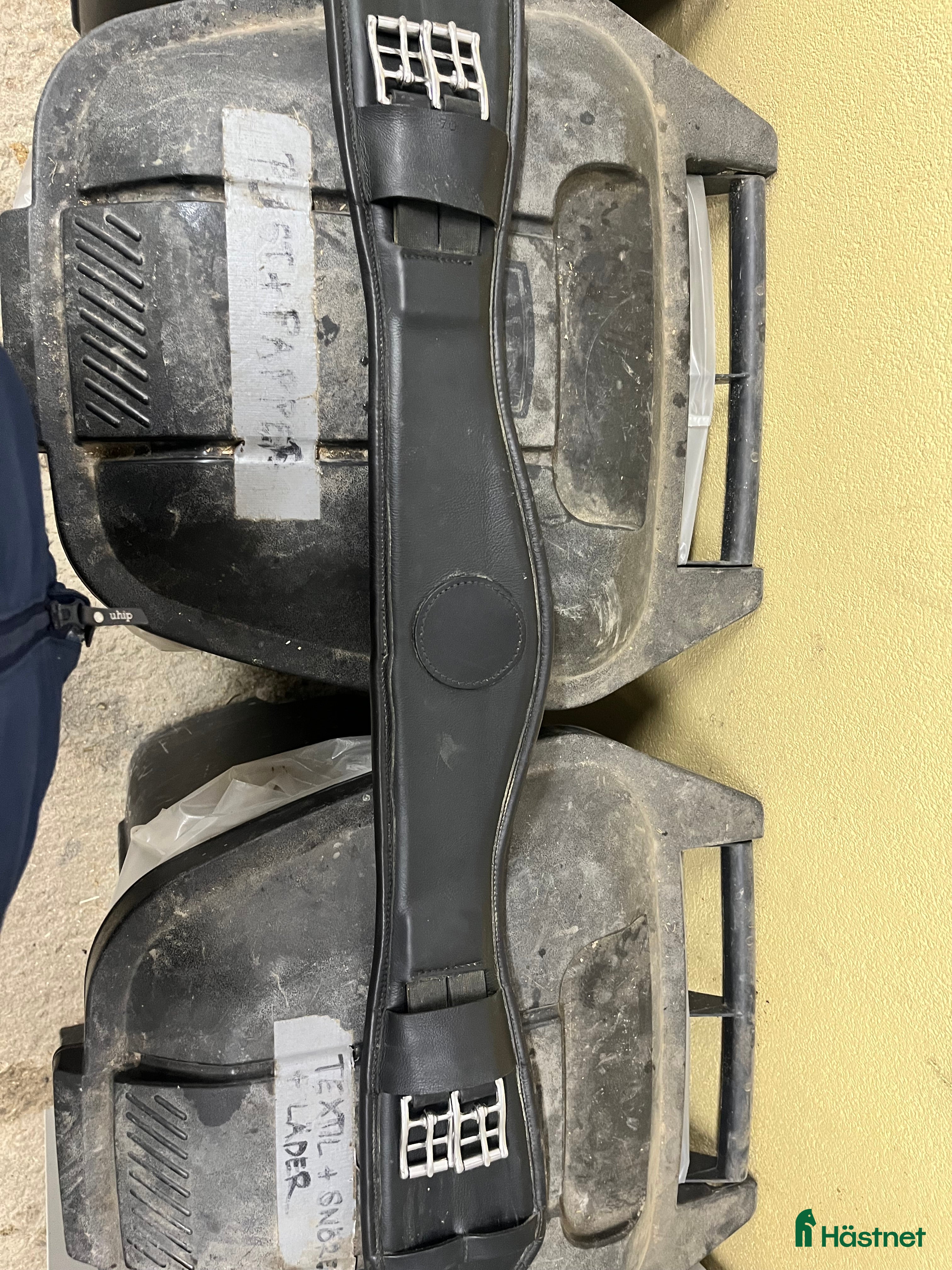 Sadeltillbehör hästutrustning Dressyrgjord 65 cm svart  - Annons 22