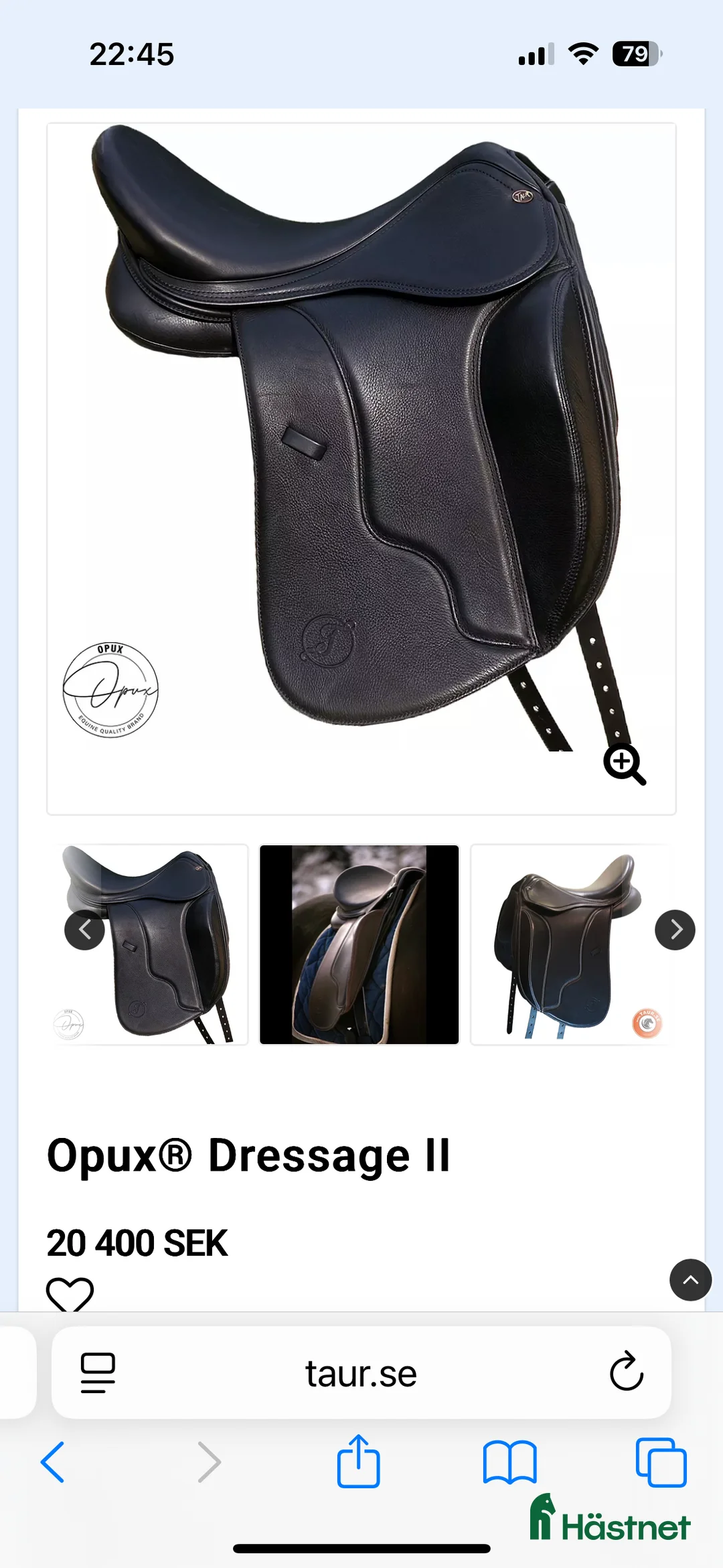 Sadlar hästutrustning till salu: Dressyrsadel 18” - Annons 8