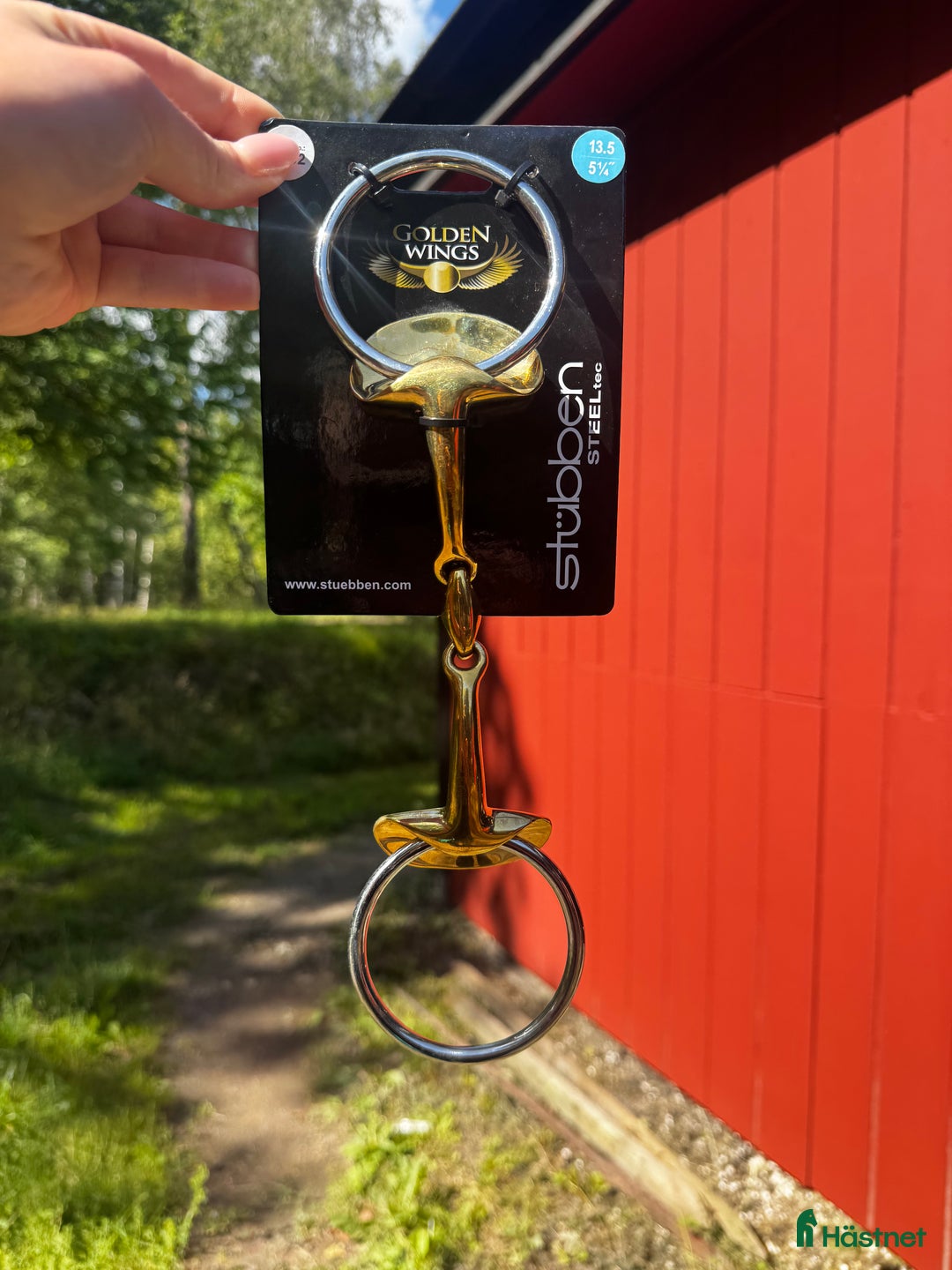 Bett hästutrustning till salu: Helt nytt Golden wings bett i Stockholm - Annons 1