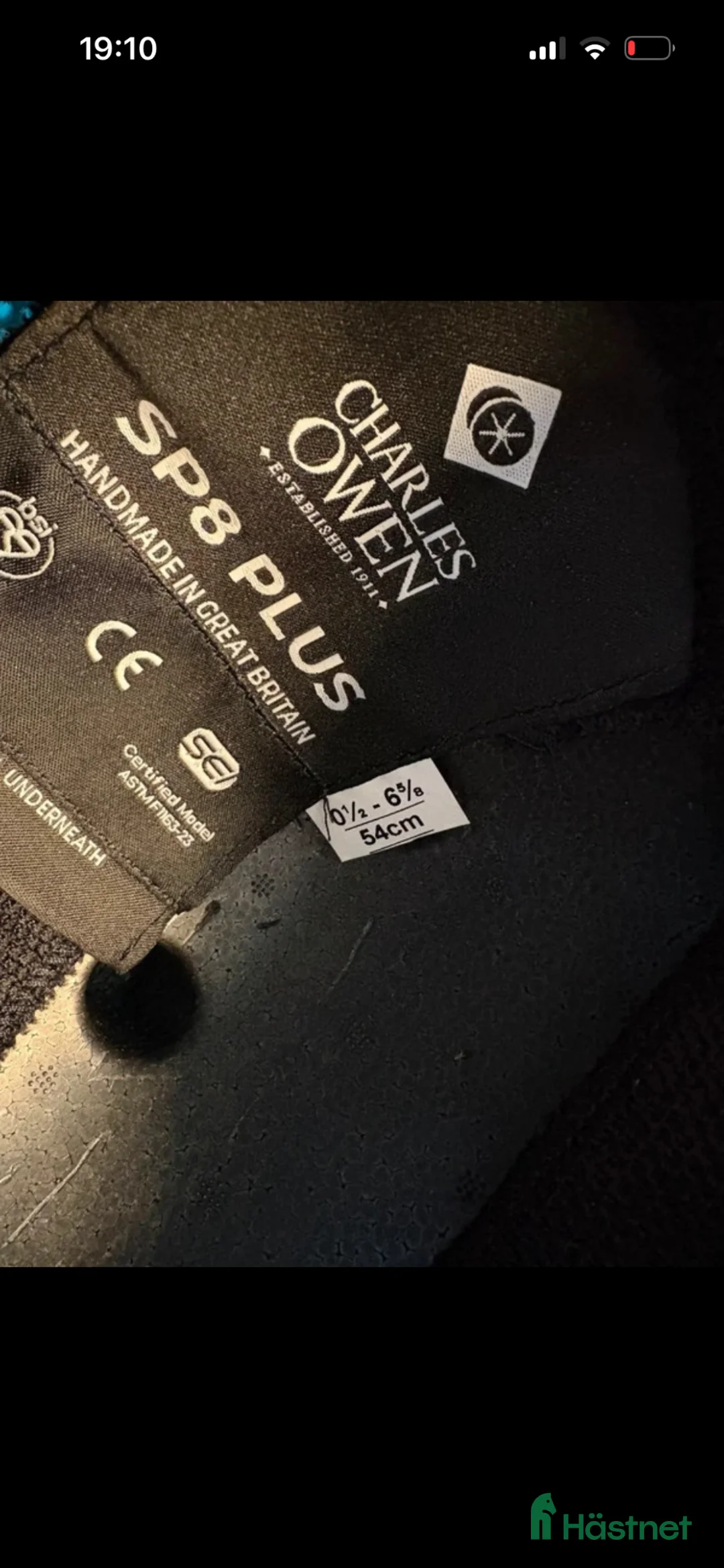 Hjälmar ryttarutrustning till salu: Charles owen Sp8 - Annons 6