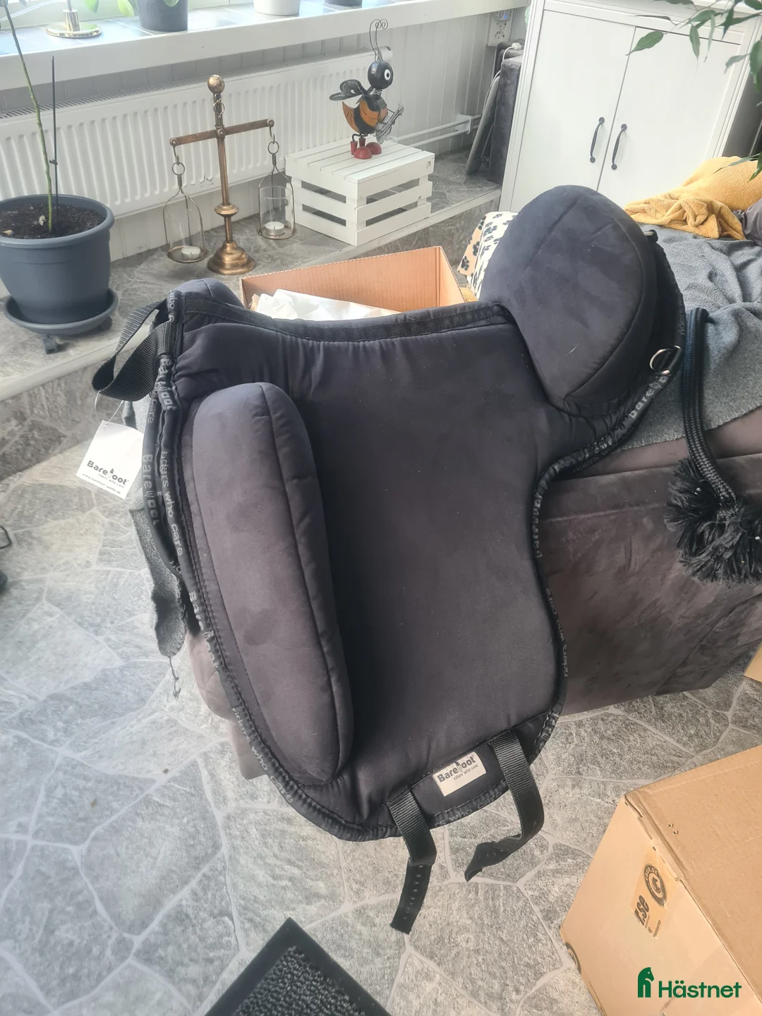 Sadlar hästutrustning till salu: Barefoot® Ride-On-Pad Physio Support, svart, L - Annons 1