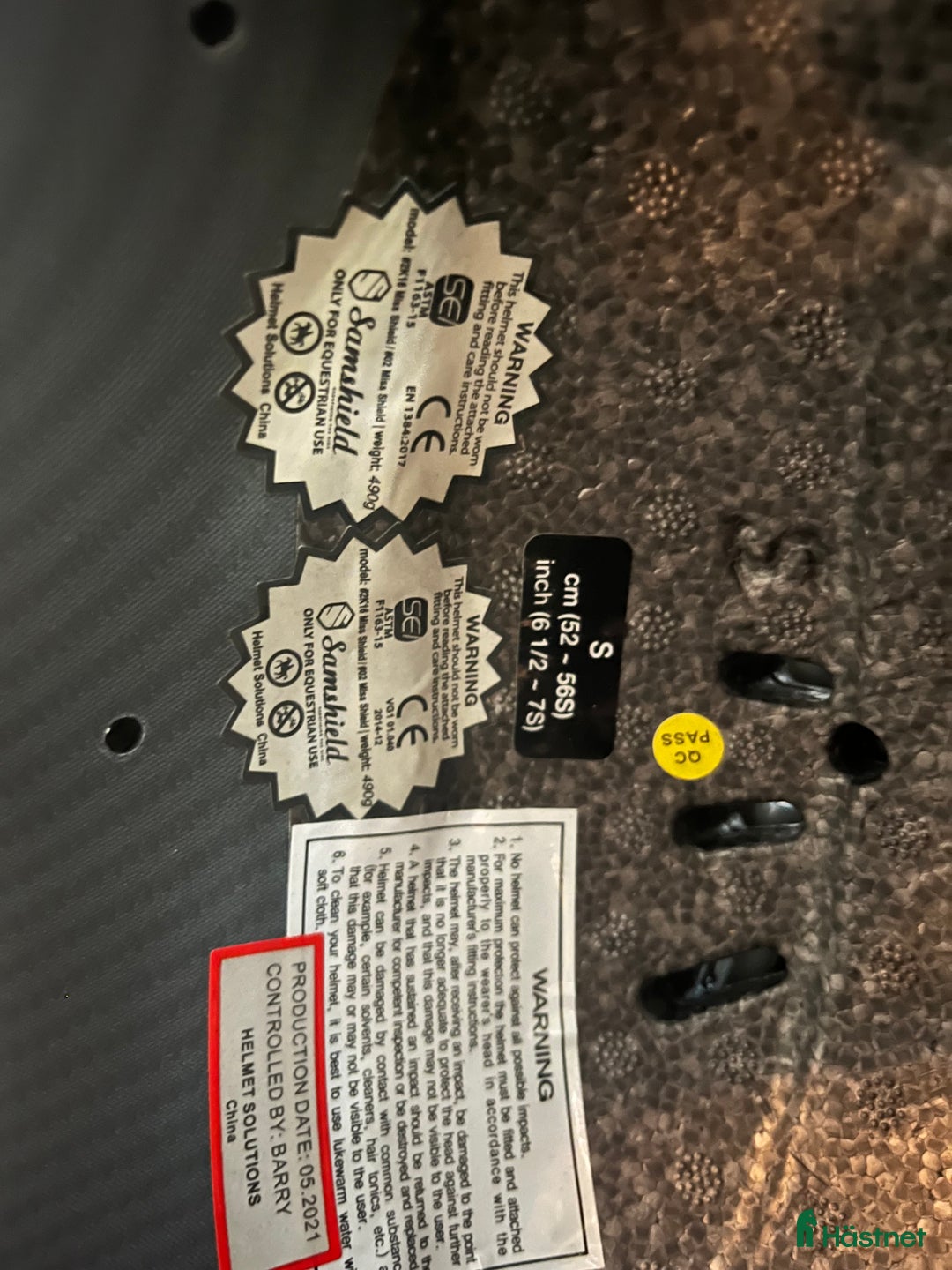 Hjälmar ryttarutrustning till salu: Samshield ridhjälm  i Fjällbacka - Annons 8