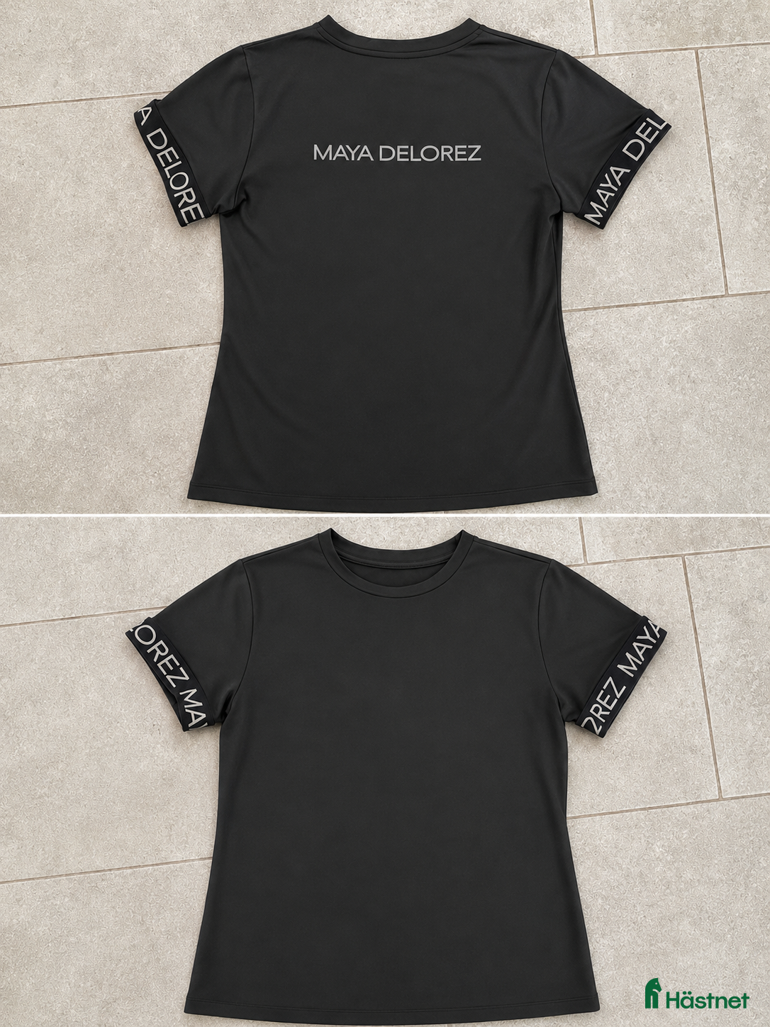 Övrigt Ridkläder ryttarutrustning till salu: Maya delorez T-shirt svart  - Annons 1