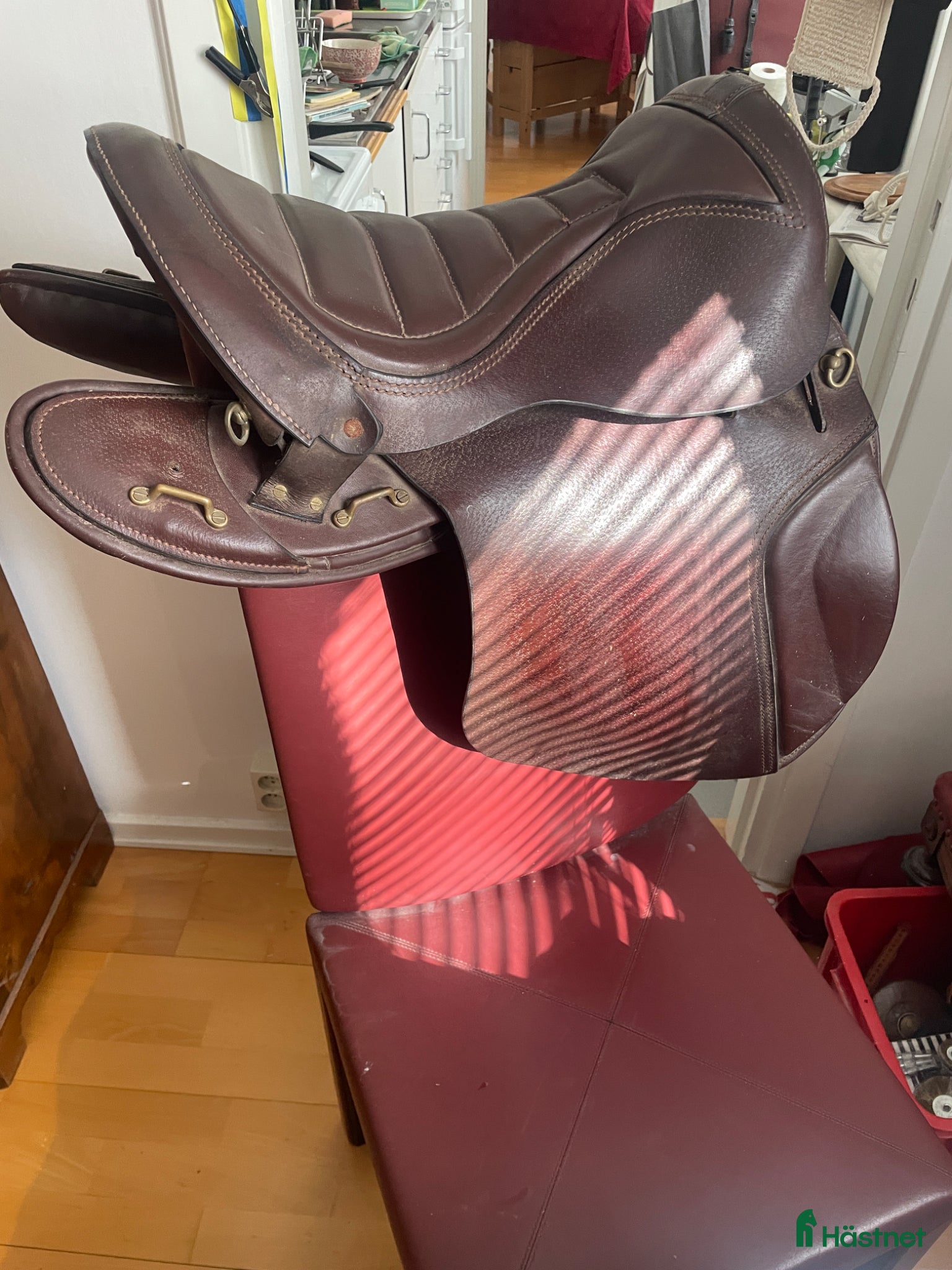 Sadlar hästutrustning till salu: Oanvänd officersadel från 1999 - Annons 1