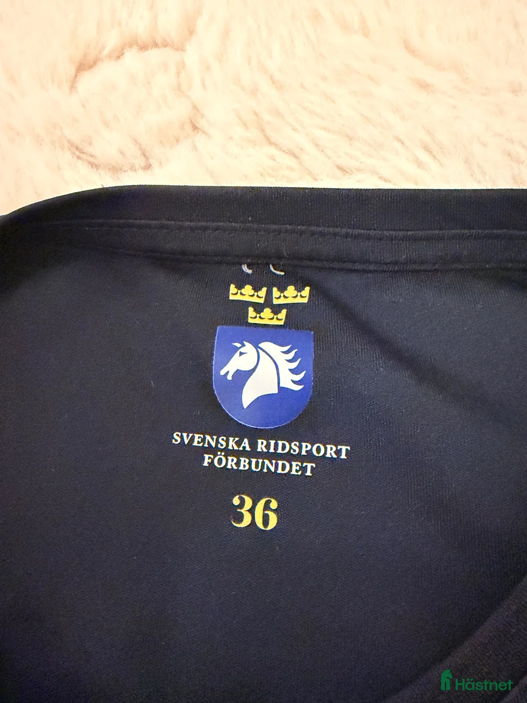 Övrigt Ridkläder ryttarutrustning till salu: SRF tränings t-shirt marinblå - Annons 2