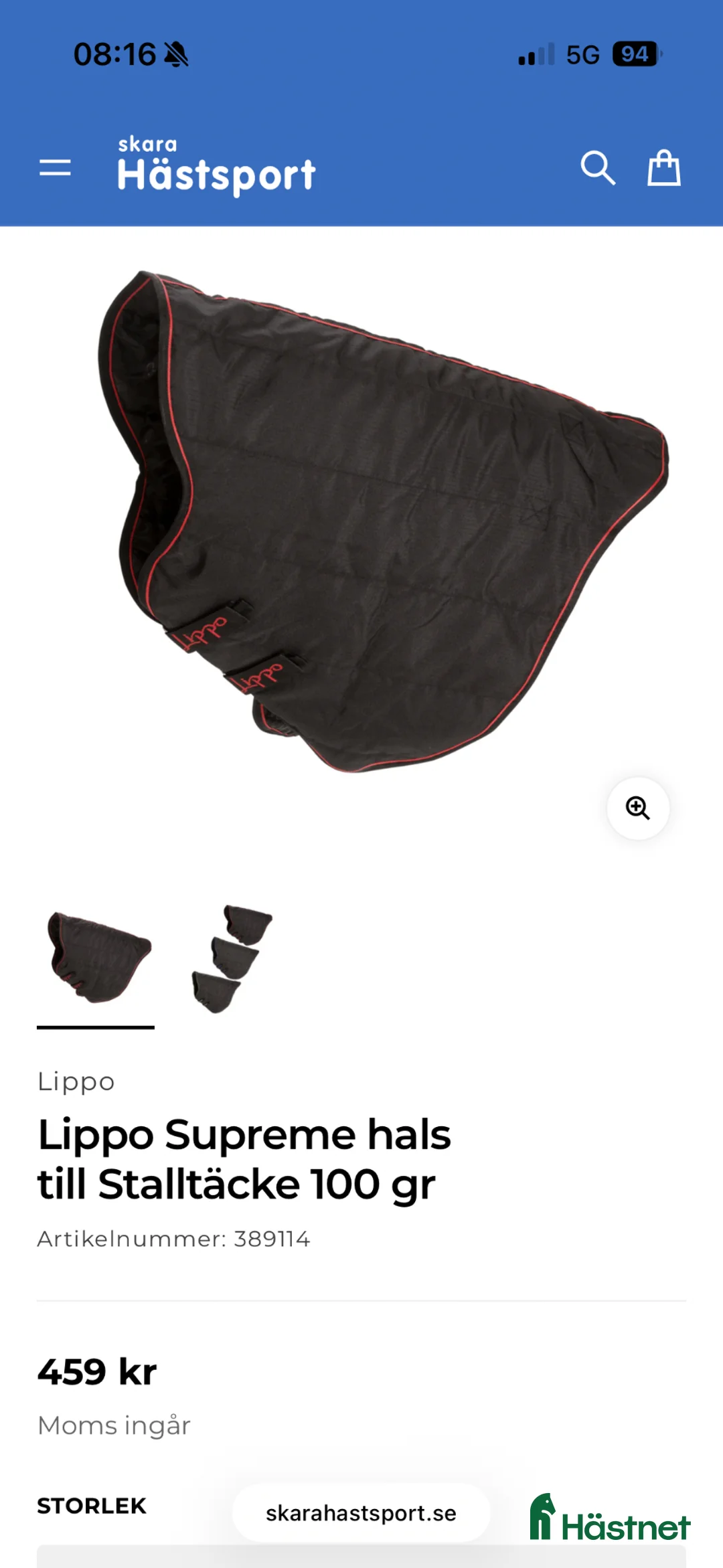 Täcken hästutrustning till salu: Lippo stalltäcke - Annons 3