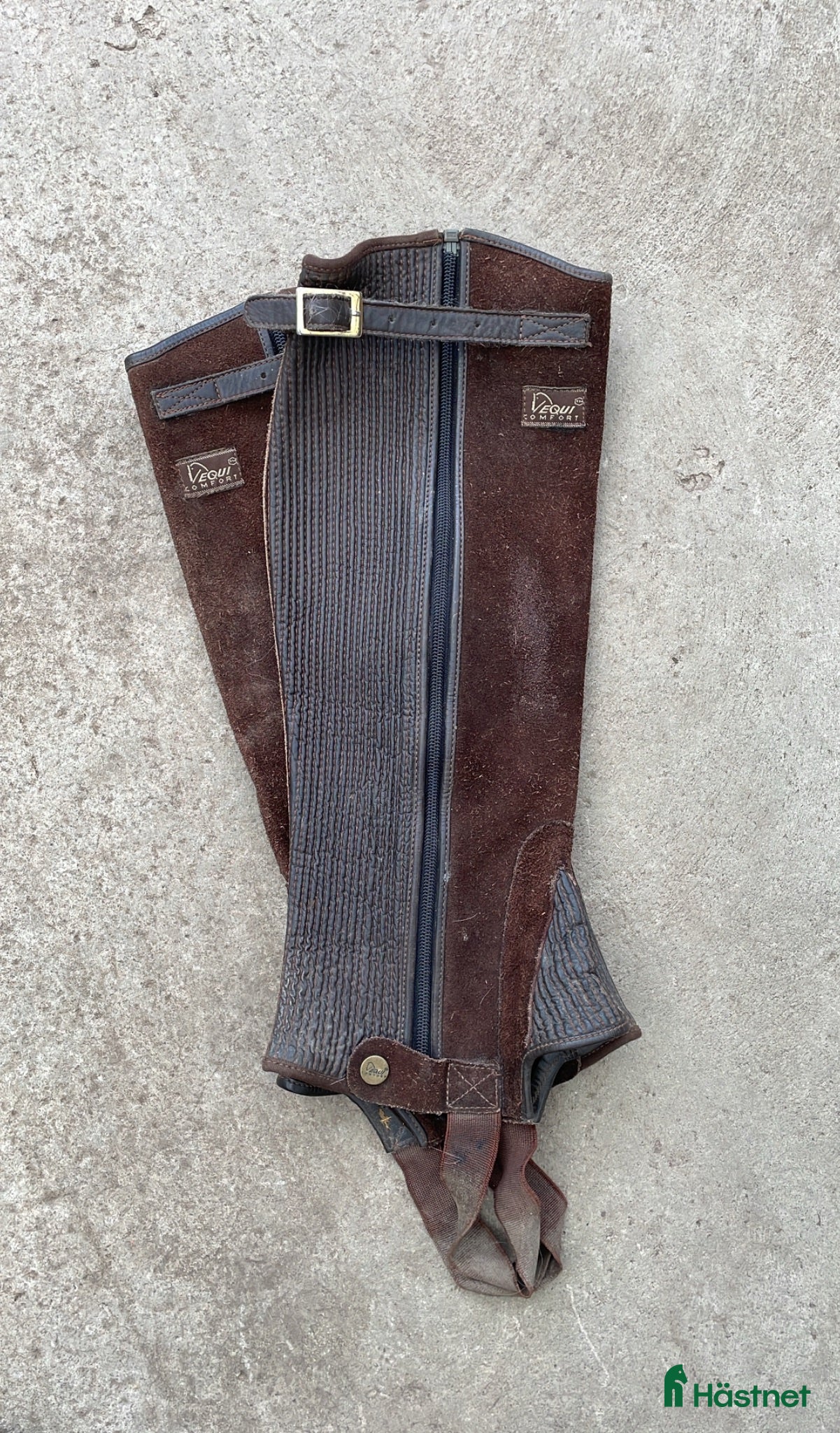Övrig Ryttarutrustning ryttarutrustning till salu: Bruna shortchaps mocka - Annons 3