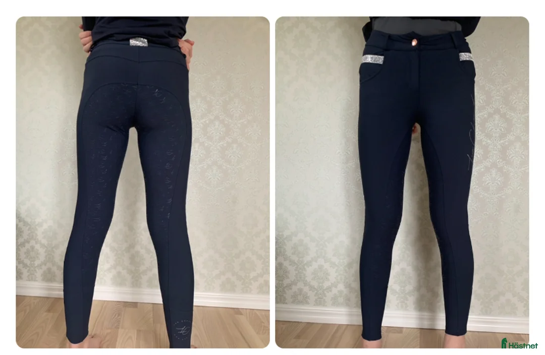 Ridbyxor ryttarutrustning till salu: Blå ridbyxor storlek XS oanvända i Vellinge - Annons 4