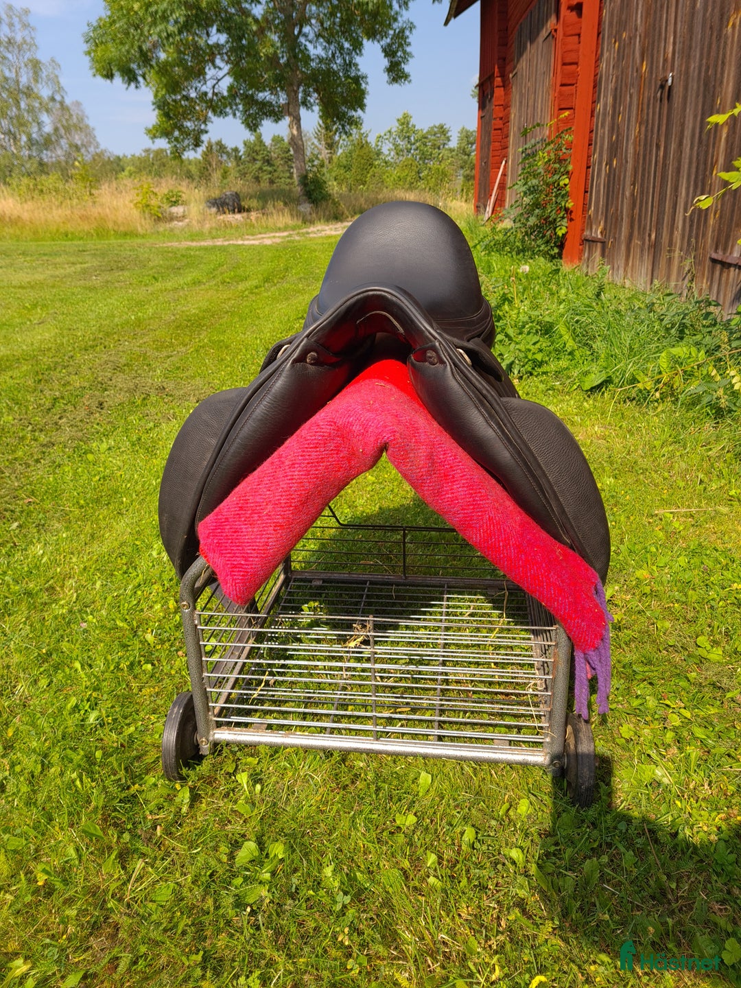 Sadlar hästutrustning till salu: Dressyrsadel svart Colbert Brother 17.5 MW och W i Bergshamra - Annons 2