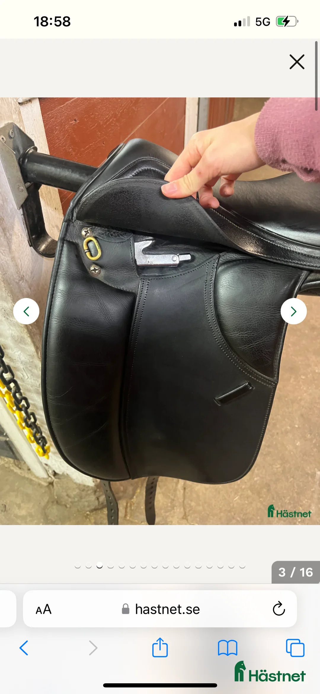 Sadlar hästutrustning till salu: Lippo Dressyrsadel som passar liten ryttare&ponny i Vallentuna - Annons 3