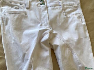 Ridbyxor ryttarutrustning till salu: Vita ridbyxor Animo i Helsingborg - Annons 7