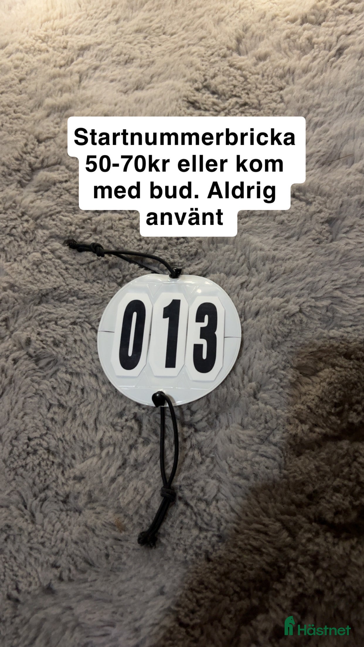 Övrig Hästutrustning hästutrustning Startnummerbricka  i Eldsberga - Annons 2