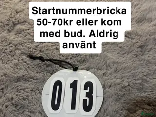 Övrig Hästutrustning hästutrustning Startnummerbricka i Eldsberga - Annons 2