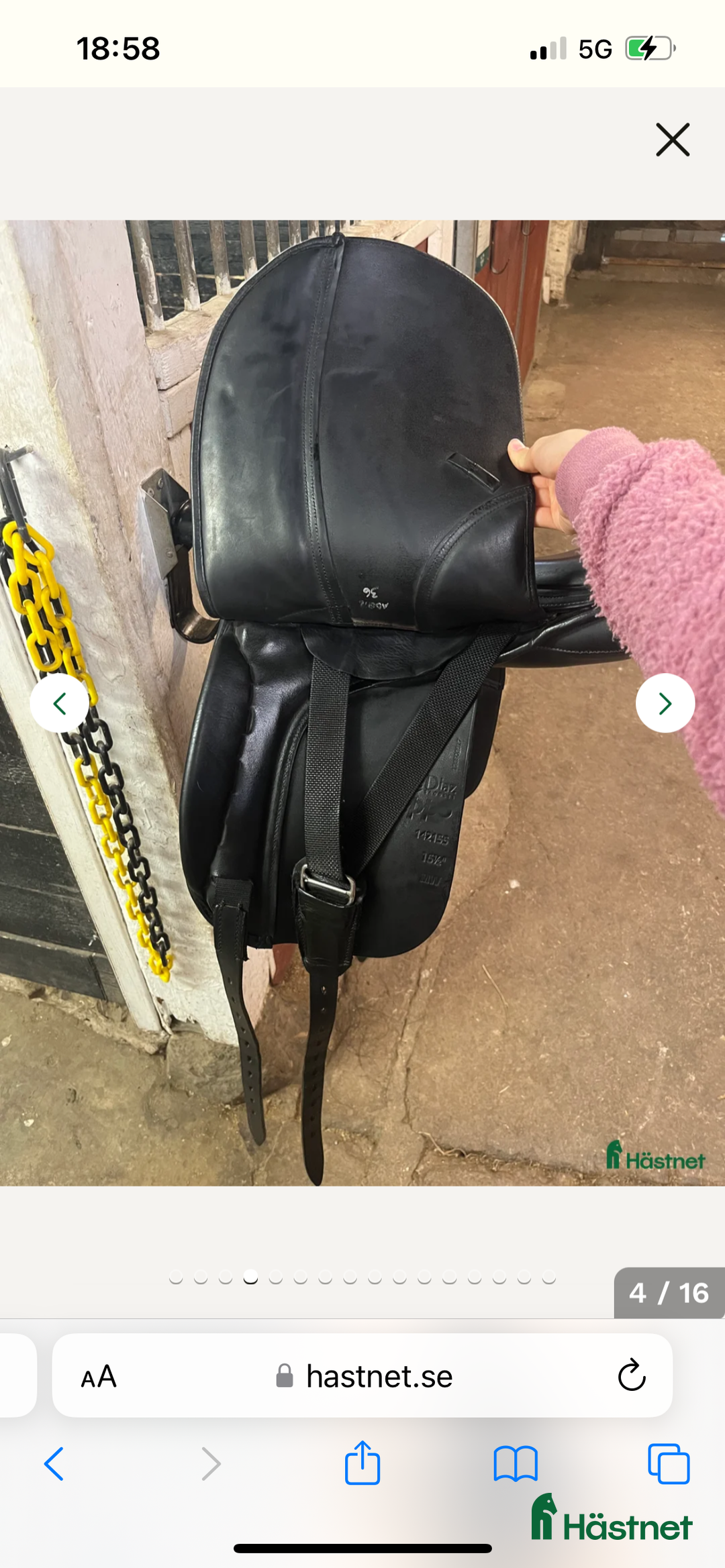 Sadlar hästutrustning till salu: Lippo Dressyrsadel som passar liten ryttare&ponny i Sollentuna - Annons 4