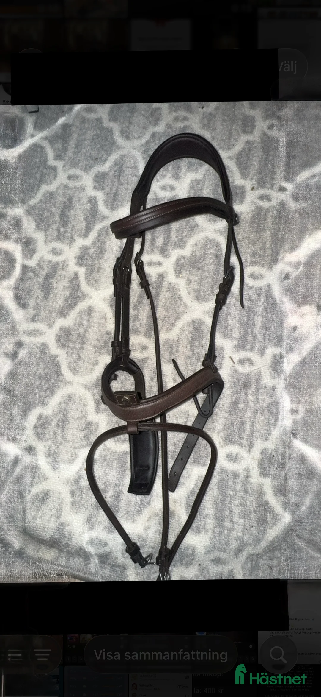 Träns hästutrustning till salu: Antares träns  i Björklinge - Annons 1