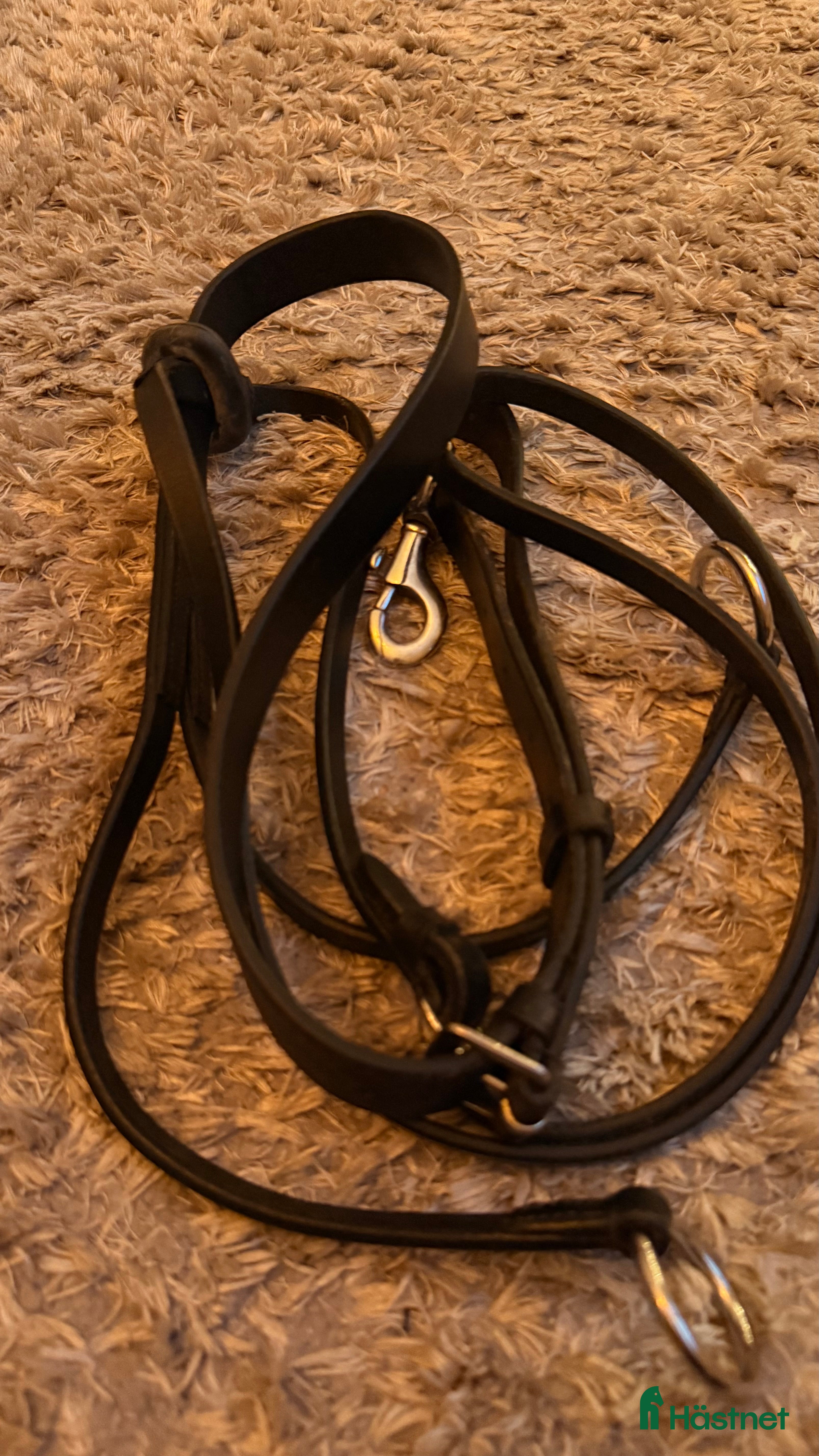 Sadeltillbehör hästutrustning Martingal, tyglar och dressyrgjord - Annons 6