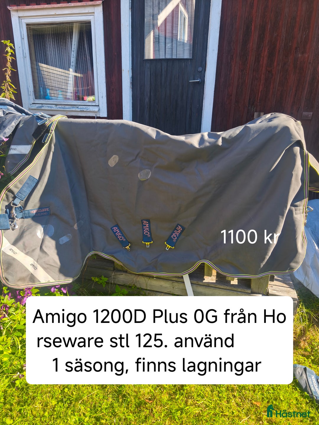 Täcken hästutrustning till salu: Amigo täcken, ES schabrak, mm i Bergby - Annons 1