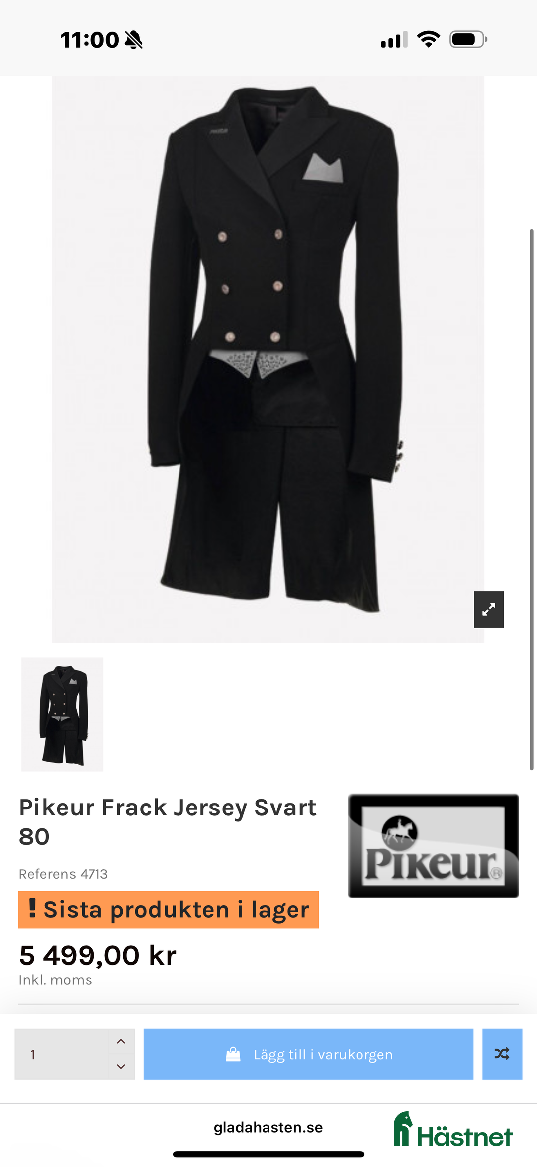 Jackor & Kavajer ryttarutrustning till salu: Frack, kavajer, ridbyxor  i Julita - Annons 3