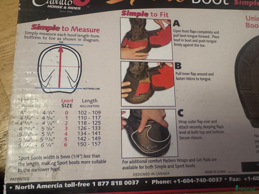 Övrig Hästutrustning hästutrustning till salu: Cavallo sport boot slim barfotaskor i Stockholm - Annons 2