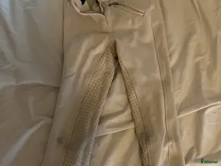 Ridbyxor ryttarutrustning till salu: BEGAGNADE CRW BARNRIDBYXOR - Annons 1