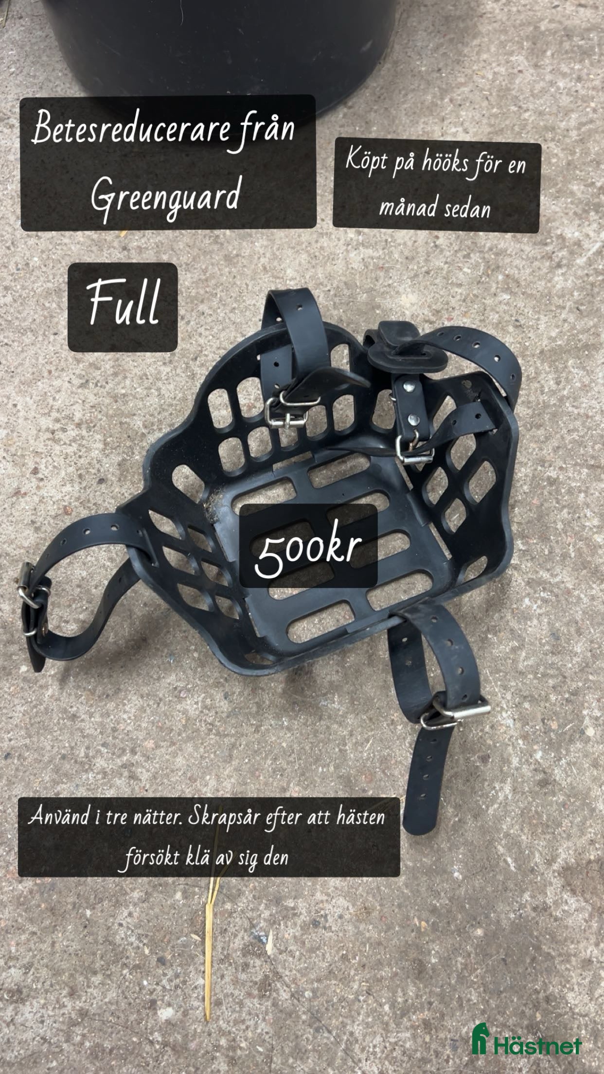 Övrig Hästutrustning hästutrustning till salu: Betesreducerare FULL i Sturefors - Annons 5