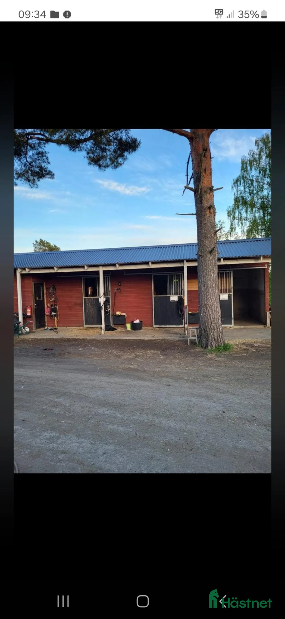  stallplats finnes: Stallplats 3 uteboxar finns i Märsta - Annons 1