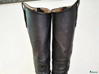 Ridstövlar ryttarutrustning till salu: Läderridstövel storlek 34 - Annons 5