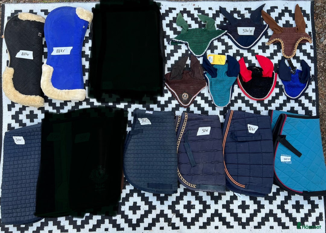 Schabrak & Vojlockar hästutrustning till salu: Schabrak, luvor, padd, fårskinspadd i Sandviken - Annons 1