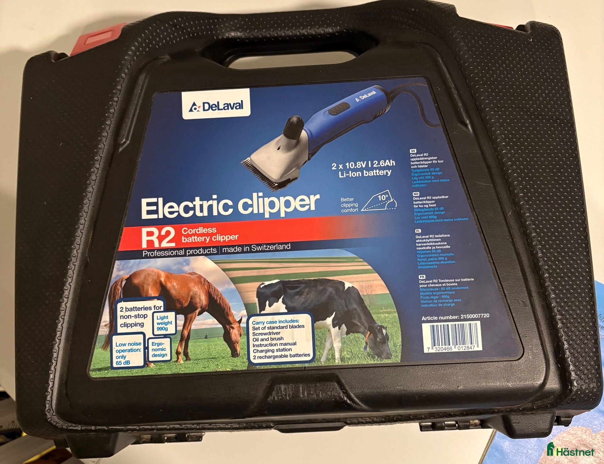 Övrig utrustning övrig utrustning till salu: De Laval R2, batteridriven klippmaskin - Annons 2