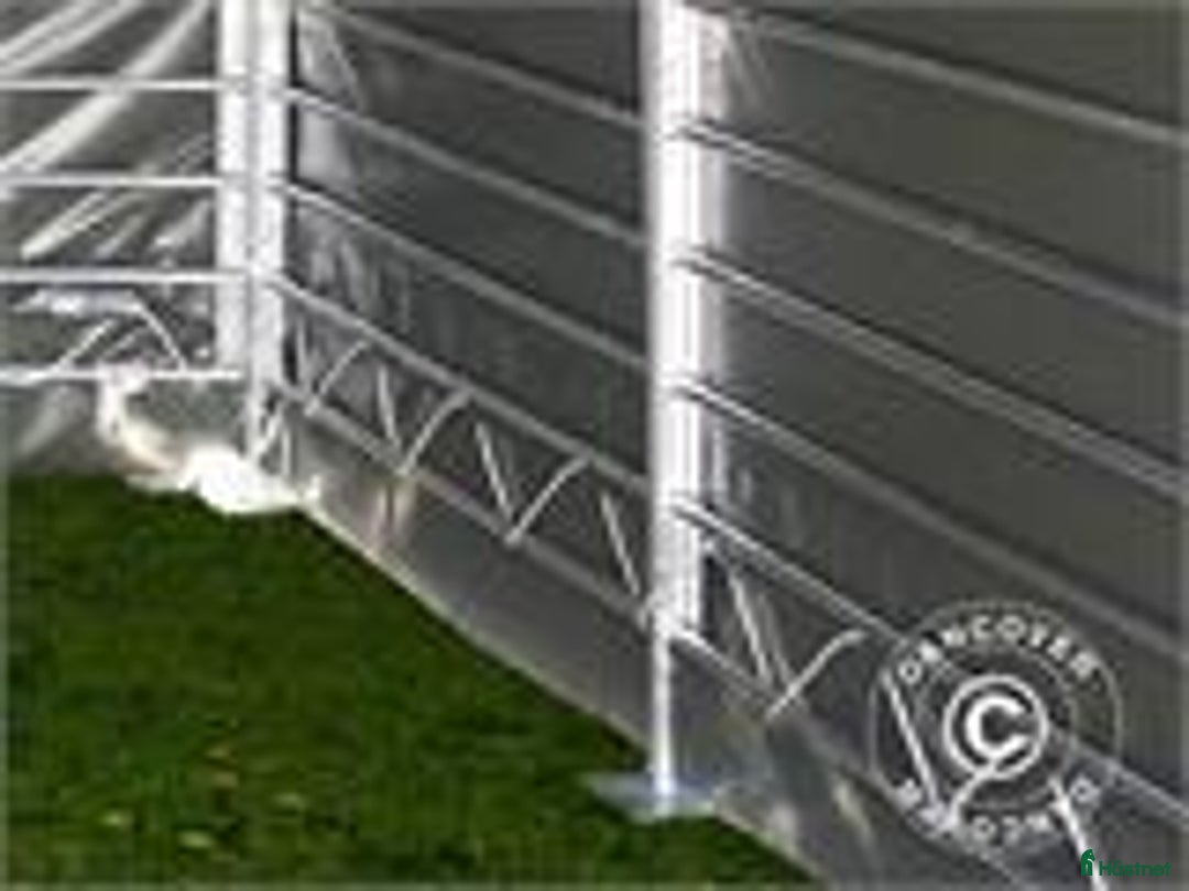 Stallinredning, stängsel & gård övrig utrustning till salu: Vindskydd för djur 3 x 6 x 2,8 m PVC Grön i Sollentuna - Annons 3