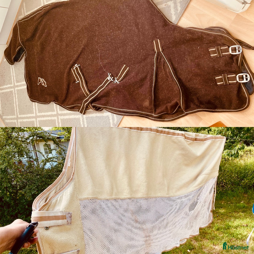 Täcken hästutrustning till salu: 2 stycken Fleecetäcken i Fliseryd - Annons 1
