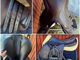 Sadlar hästutrustning Devoucoux Biarritz S 18' hoppsadel - Annons 4