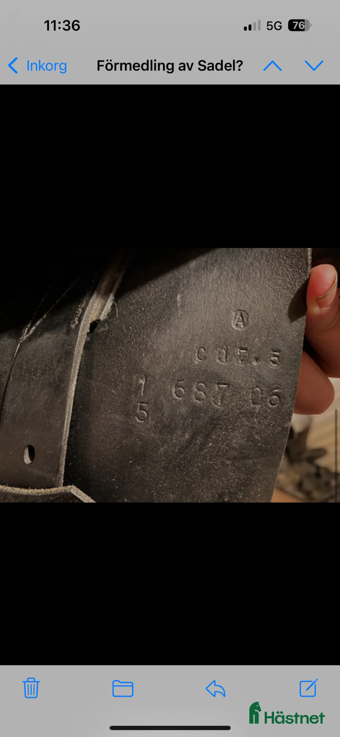 Sadlar hästutrustning till salu: Butet 17,5” korta kåpor i Saxtorp - Annons 4