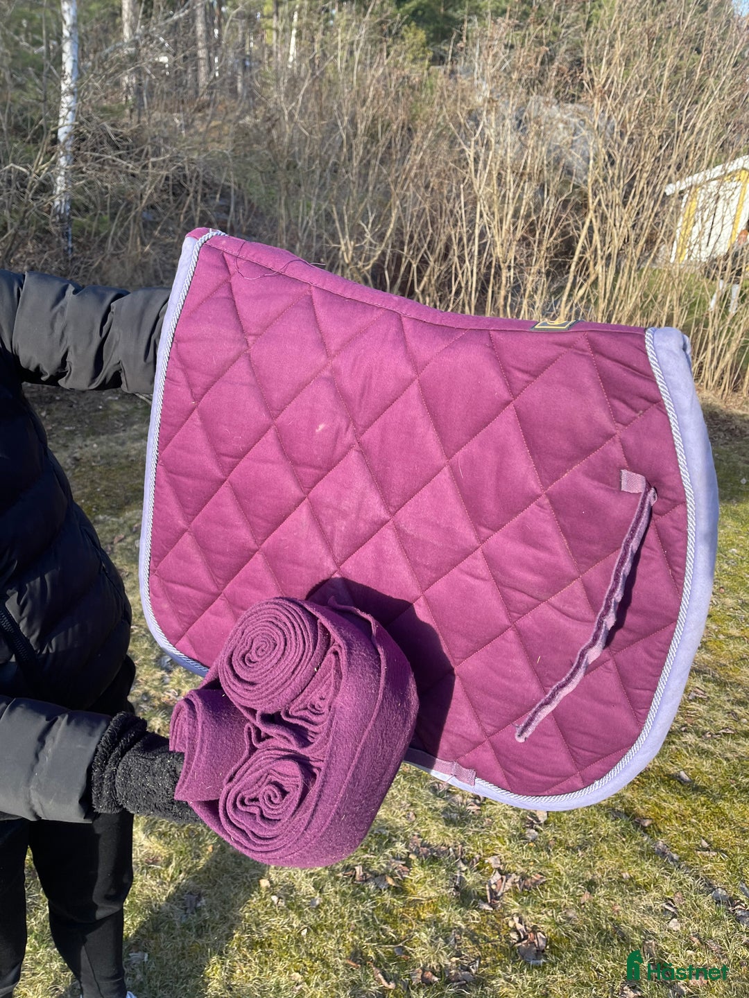 Schabrak & Vojlockar hästutrustning till salu: BR schabrak+matchande lindor i Norrköping - Annons 1