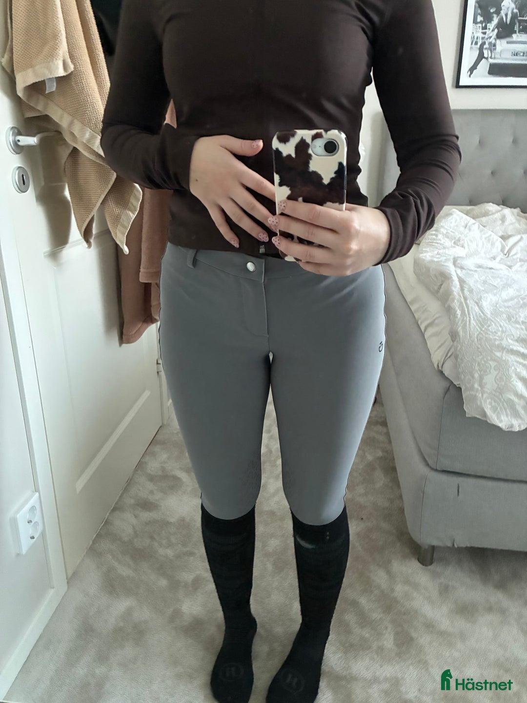 Ridbyxor ryttarutrustning till salu: Gråa cavallerina Toscana ridbyxor i Stora Höga - Annons 1