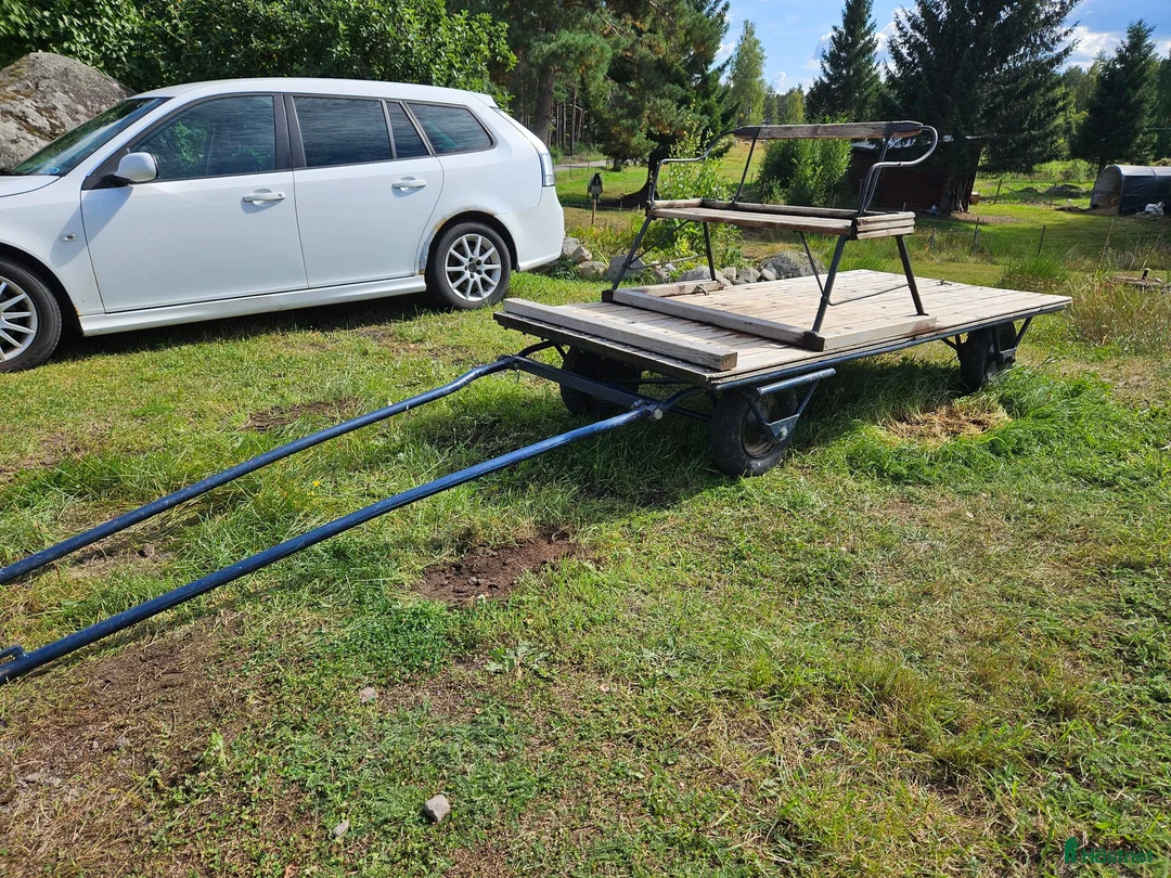 Körvagnar körning till salu: Flakvagn till A-B ponny - Annons 2