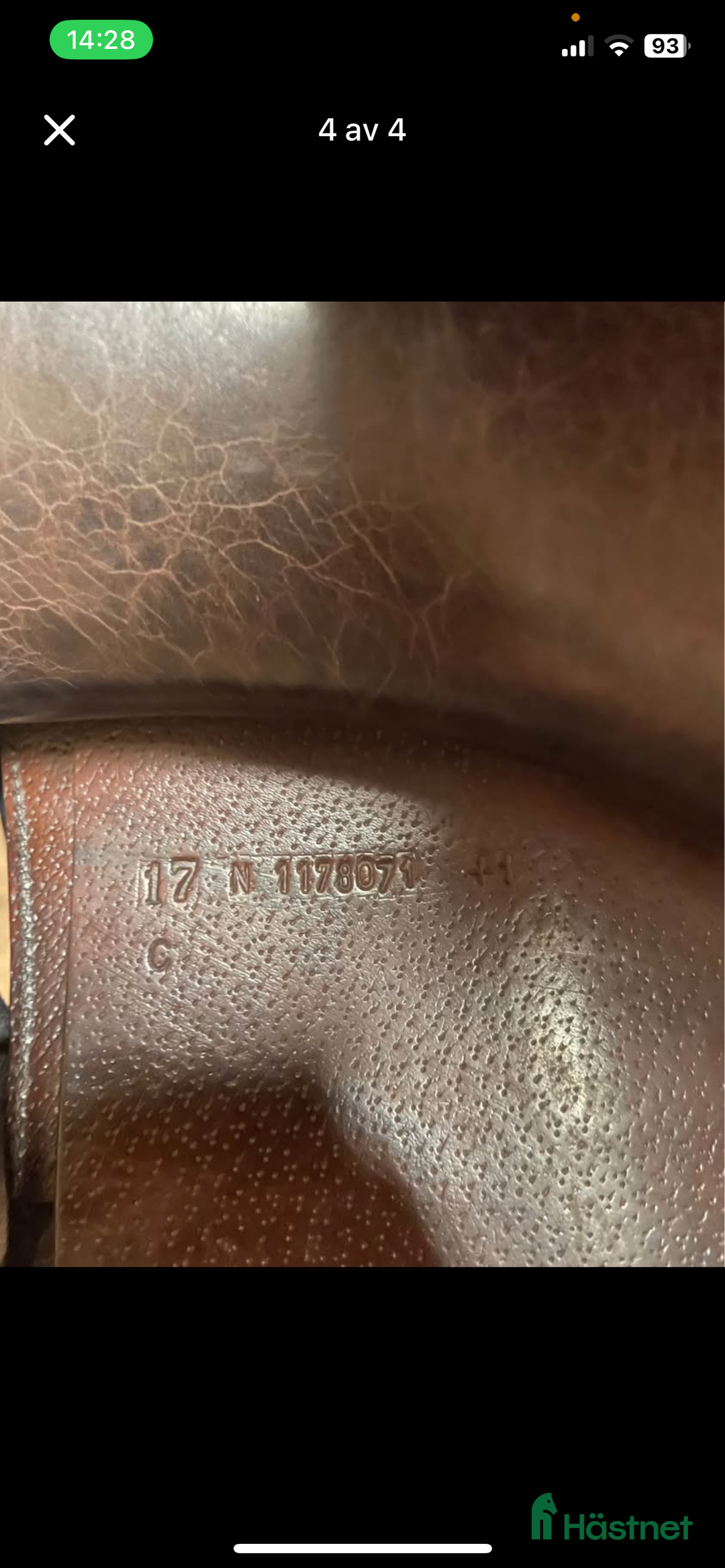 Sadlar hästutrustning till salu: Amerigo 17 Tum +1 i Ronneby - Annons 5