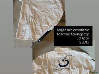 Övrigt Ridkläder ryttarutrustning till salu: Fin tävlingstop i Vetlanda - Annons 17