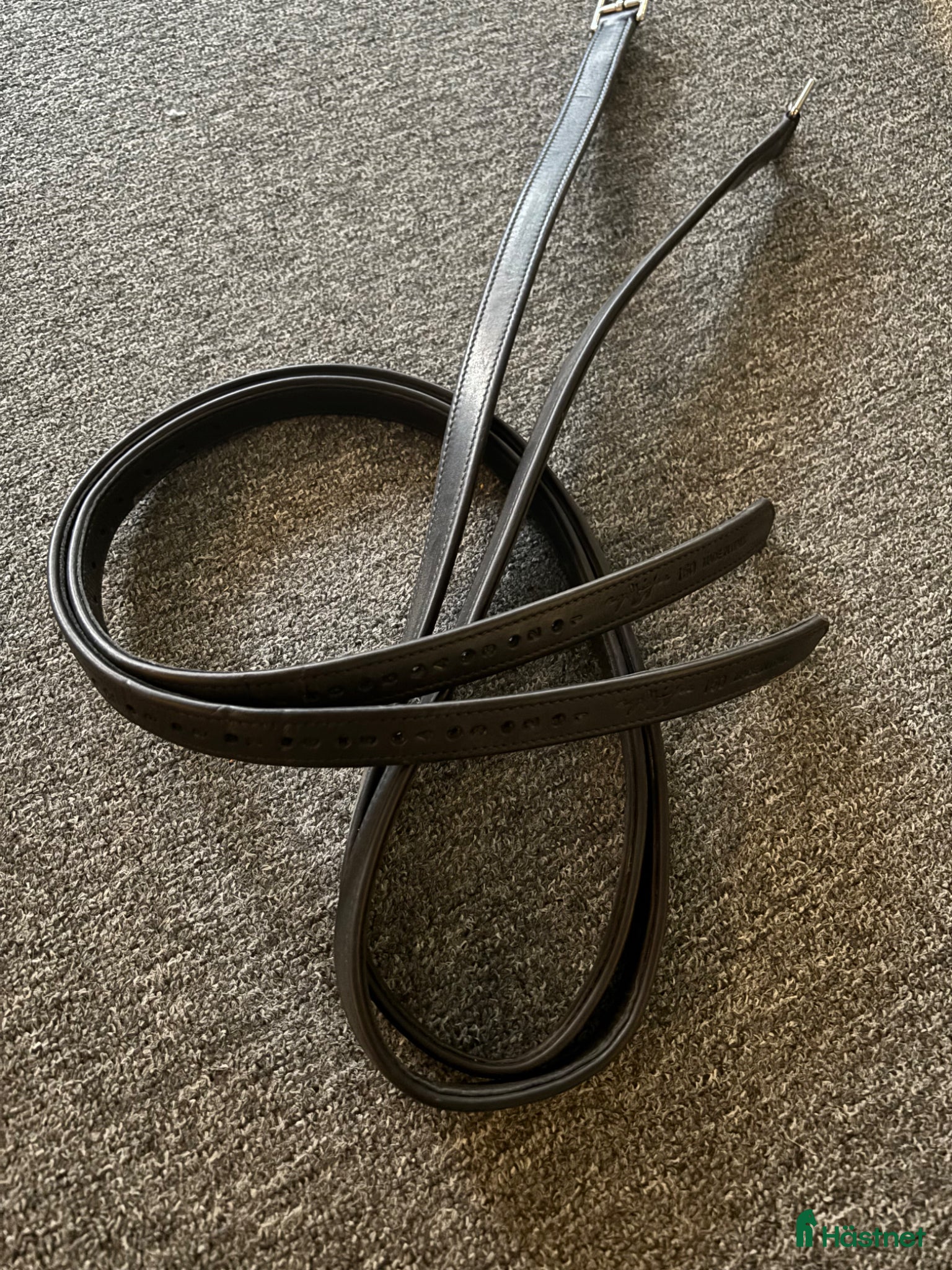 Sadeltillbehör hästutrustning Svarta stigläder Equipe 150 - Annons 1