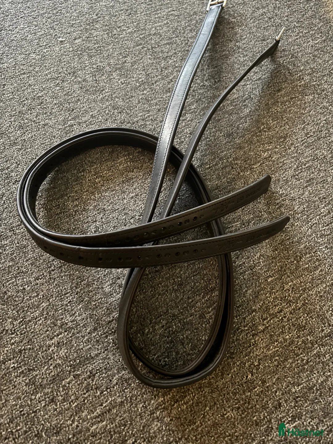 Sadeltillbehör hästutrustning till salu: Svarta stigläder Equipe 150 - Annons 1