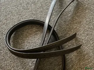 Sadeltillbehör hästutrustning Svarta stigläder Equipe 150 - Annons 1