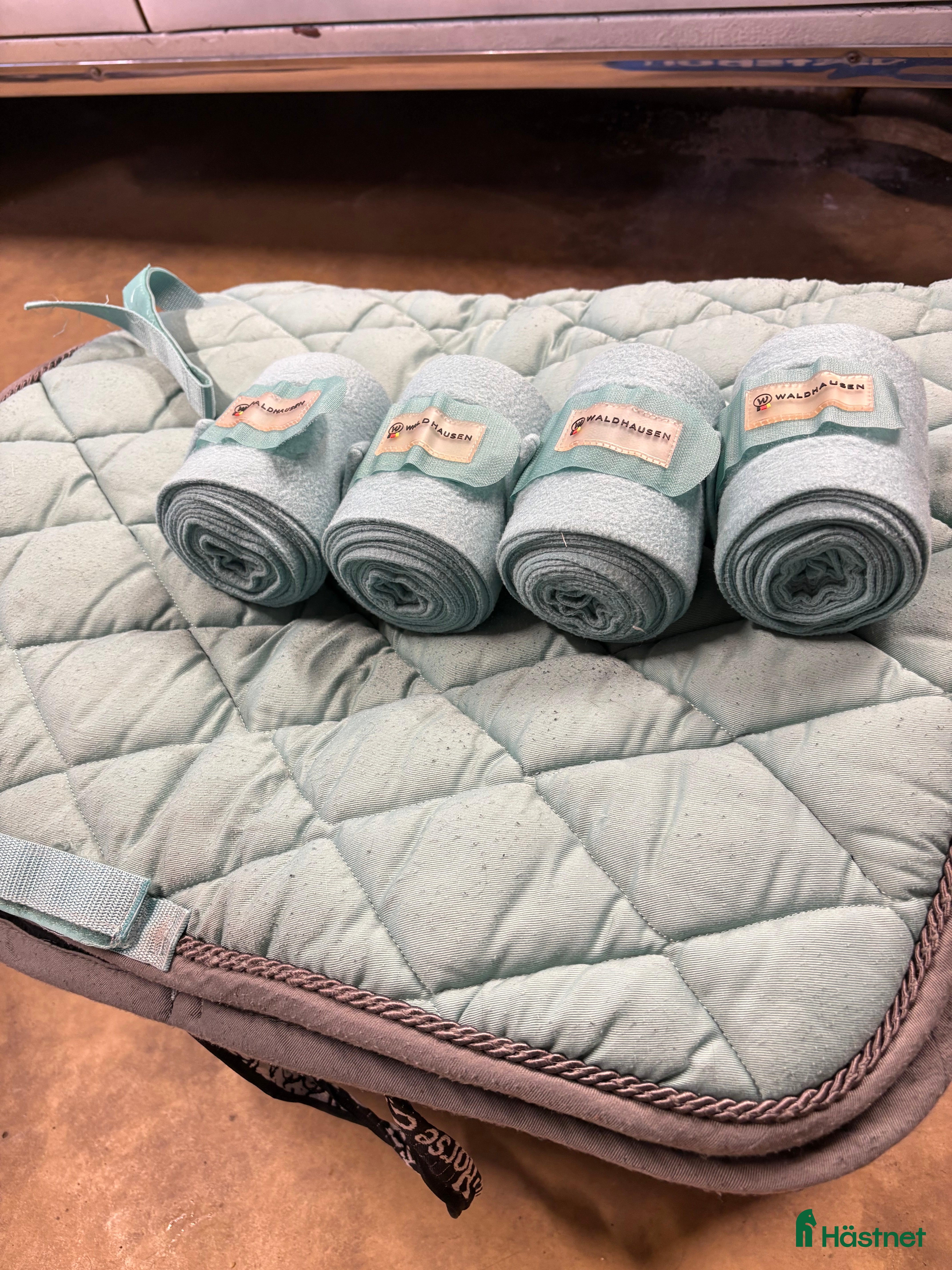 Schabrak & Vojlockar hästutrustning till salu: Waldhausen dressyrschabrak med benlindor i Västerhaninge - Annons 8