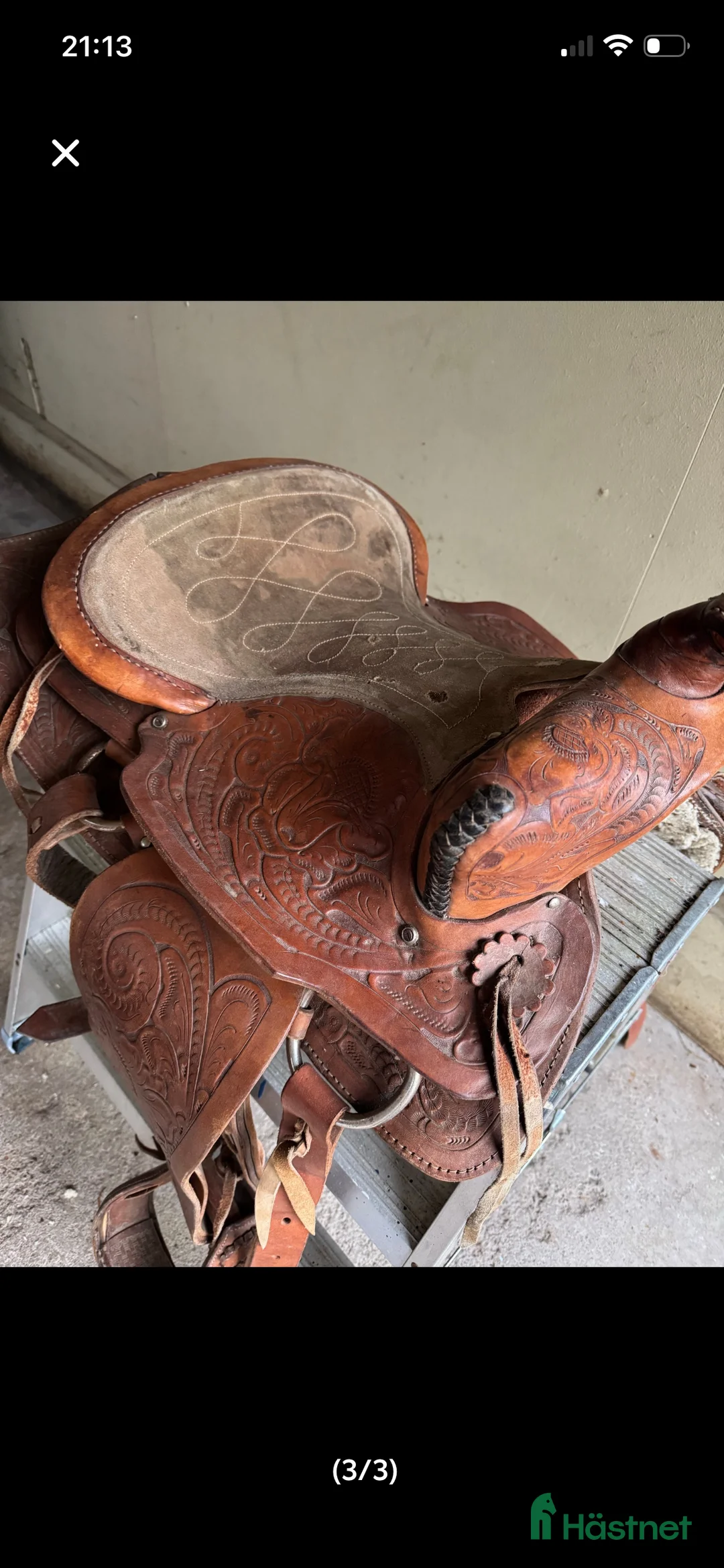 Sadlar hästutrustning till salu: Westernsadel med fina detaljer - Annons 3